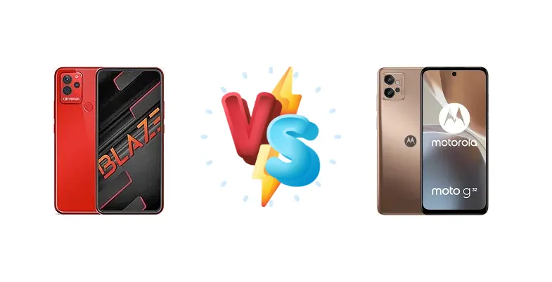 Lava Blaze vs Motorola Moto G32