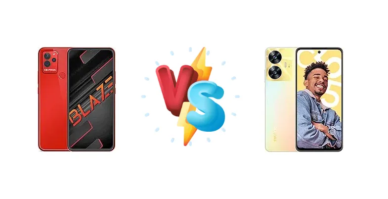 Lava Blaze vs Realme C55