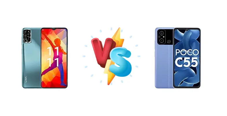 Lava Yuva Pro vs Xiaomi Poco C55