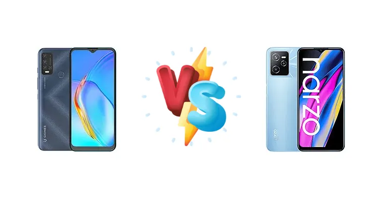 Gionee P15 Pro vs Realme Narzo 50A Prime