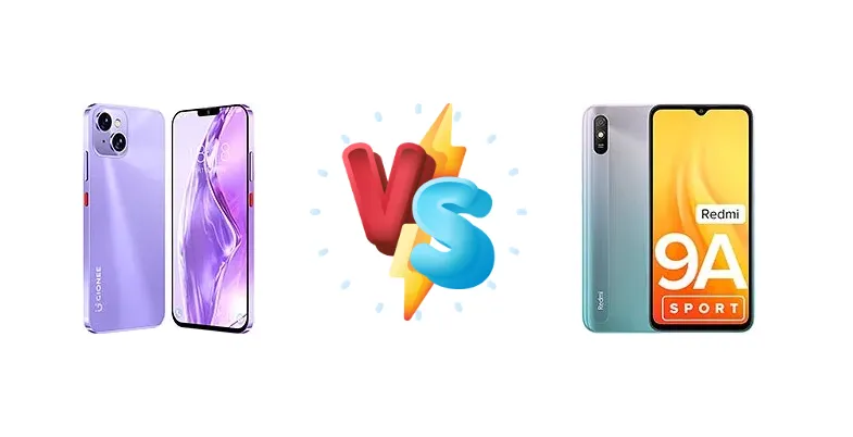 Gionee G13 Pro vs Xiaomi Redmi 9A Sport