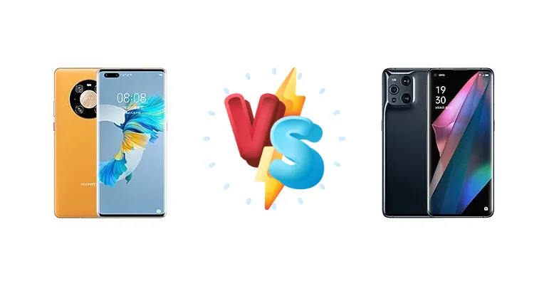 Huawei Mate 40 Pro 4G vs Oppo Find X3 Pro
