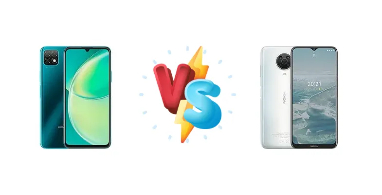 Huawei nova Y60 vs Nokia G20
