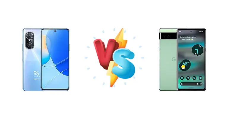 Huawei nova 9 SE vs Google Pixel 6a