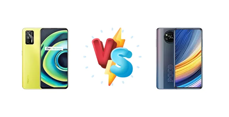 Realme Q3 Pro 5G vs Xiaomi Poco X3 Pro