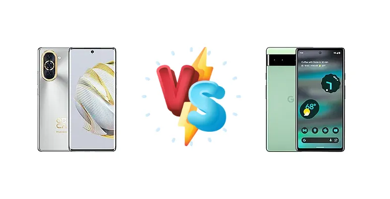 Huawei nova 10 vs Google Pixel 6a
