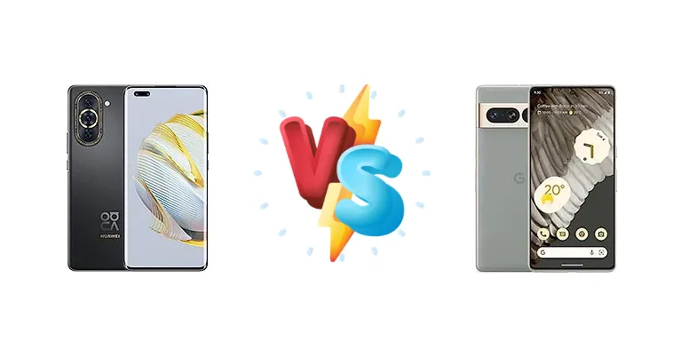 Charging Speed vs. AI Smarts: Huawei nova 10 Pro vs. Google Pixel 7 Pro