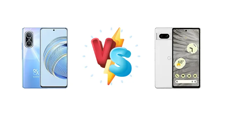 Huawei nova 10 Youth vs Google Pixel 7a