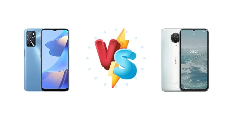 Oppo A16 vs Nokia G20