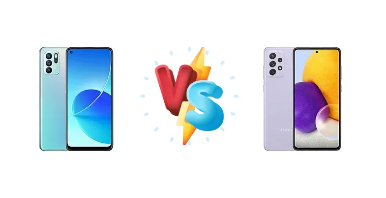 Oppo Reno6 Z vs Samsung Galaxy A72