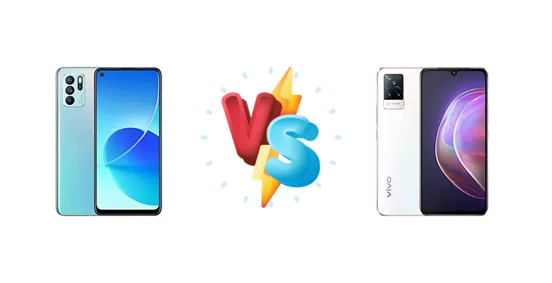 Oppo Reno6 Z vs vivo V21 5G