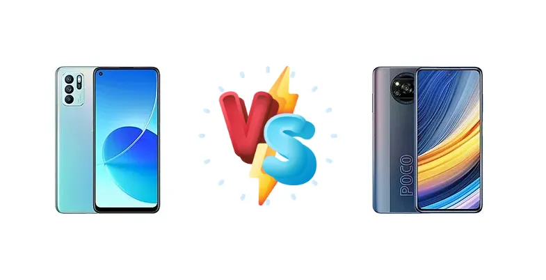 Oppo Reno6 Z vs Xiaomi Poco X3 Pro