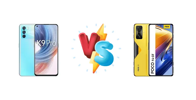 Oppo K9 Pro vs Xiaomi Poco F4 GT