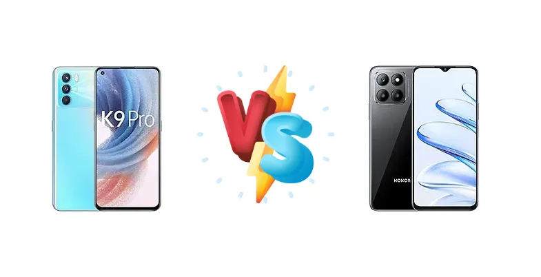 Oppo K9 Pro vs Honor 70 Lite