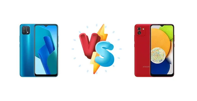 Oppo A16K vs Samsung Galaxy A03