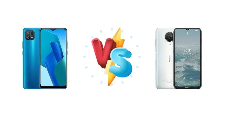 Oppo A16K vs Nokia G20