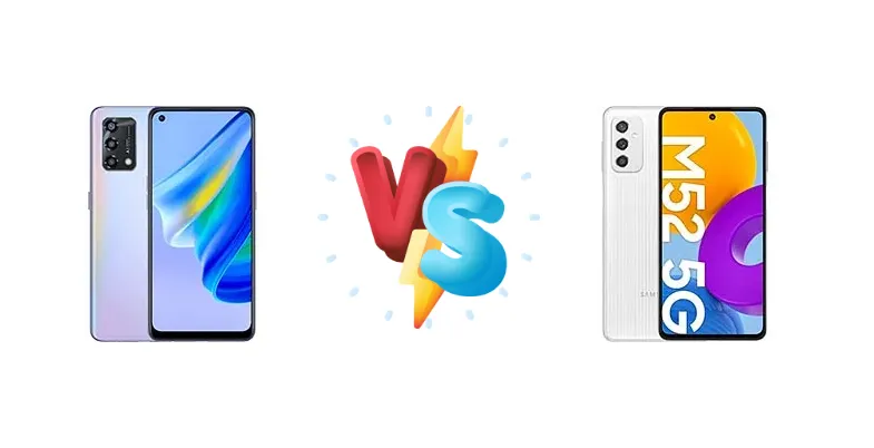 Oppo A95 vs Samsung Galaxy M52 5G