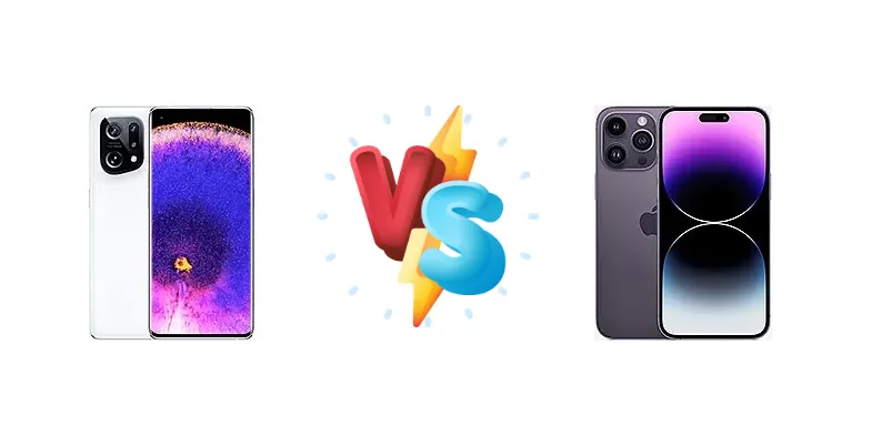 Brightness & Battery Life: Oppo Find X5 vs Apple iPhone 14 Pro Max