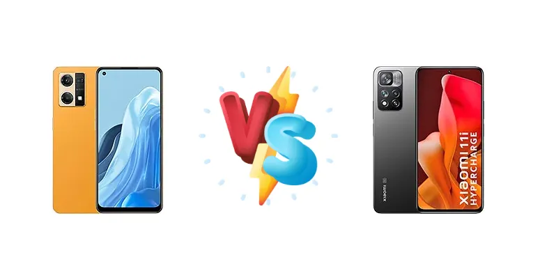 Oppo F21 Pro vs Xiaomi 11i HyperCharge 5G