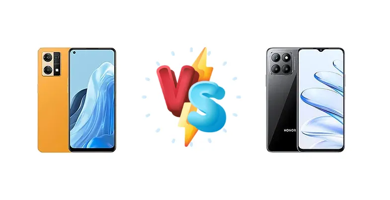 Oppo Reno7 vs Honor 70 Lite