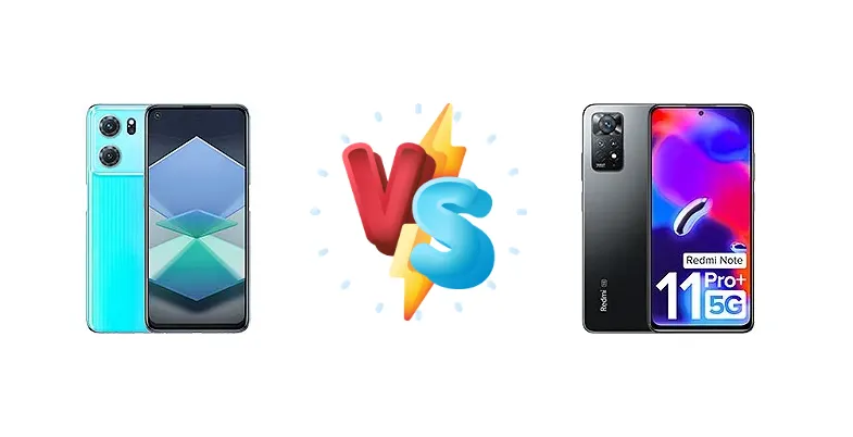 Oppo K10 5G (China) vs Xiaomi Redmi Note 11 Pro+ 5G (India)