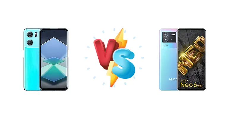 Oppo K10 5G (China) vs vivo iQOO Neo 6