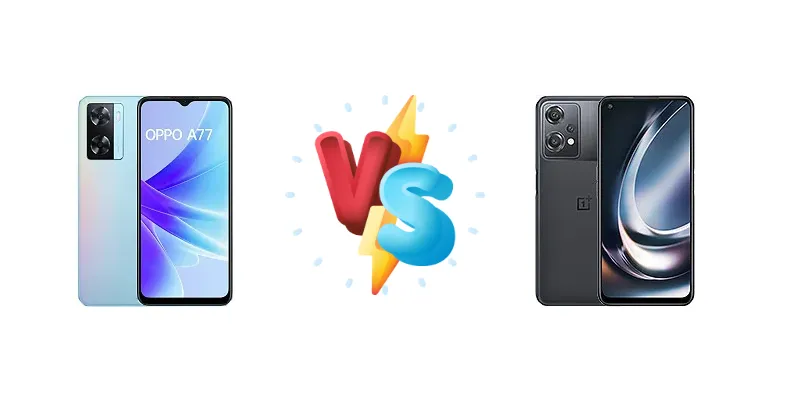 Snapdragon vs. Helio: Oppo A77 4G vs. OnePlus Nord CE 2 Lite 5G - Which Wins?