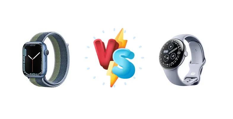 Apple Watch Series 7 Aluminum vs Google Pixel Watch 4