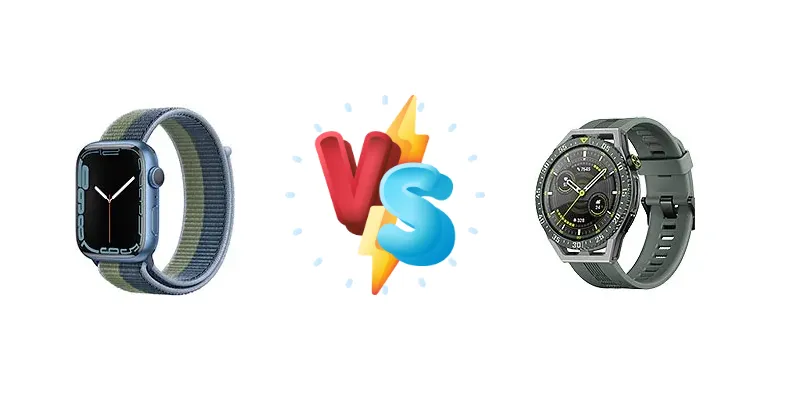 Apple Watch Series 7 Aluminum vs Huawei Watch GT 3 SE