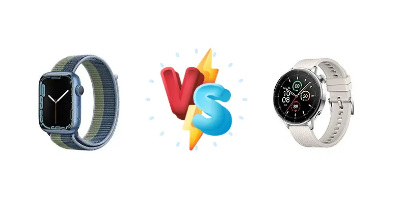 Apple Watch Series 7 Aluminum vs OnePlus Watch 3 43mm