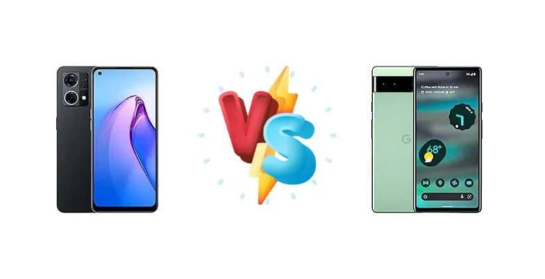 Oppo Reno8 4G vs Google Pixel 6a