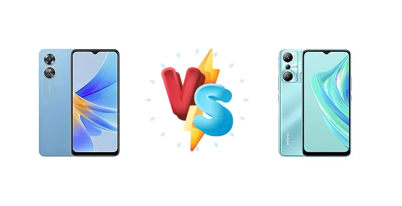 Oppo A17 vs Infinix Hot 20i