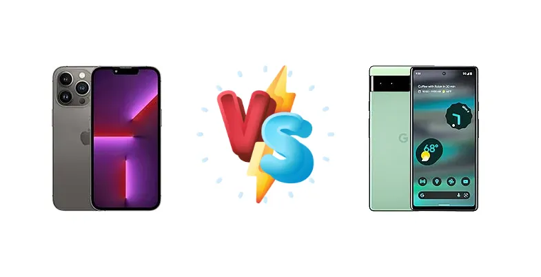 Apple iPhone 13 Pro vs Google Pixel 6a