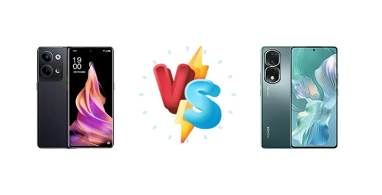 Oppo Reno9 vs Honor 80 Pro Flat