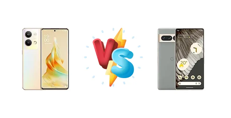 Oppo Reno9 Pro vs Google Pixel 7 Pro