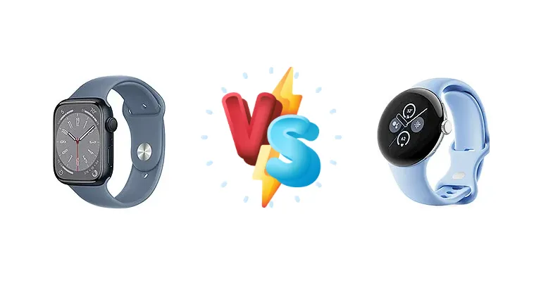Apple Watch Series 8 Aluminum vs Google Pixel Watch 2