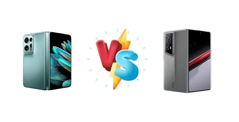 Oppo Find N2 vs Honor Magic V2 RSR Porsche Design