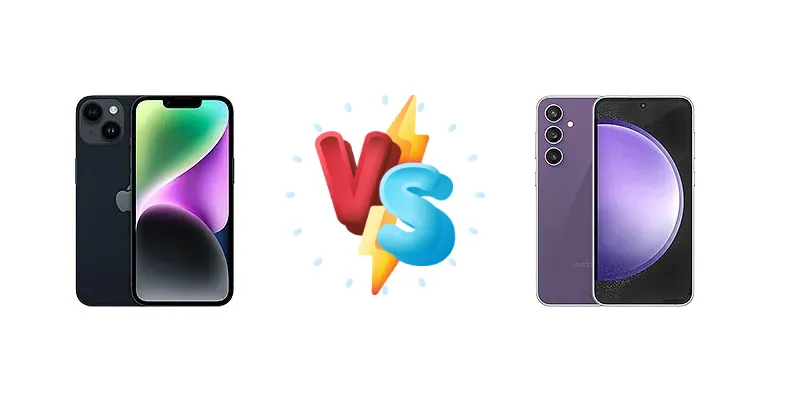 Apple iPhone 14 vs Samsung Galaxy S23 FE