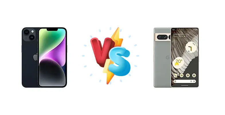 Apple iPhone 14 vs Google Pixel 7 Pro