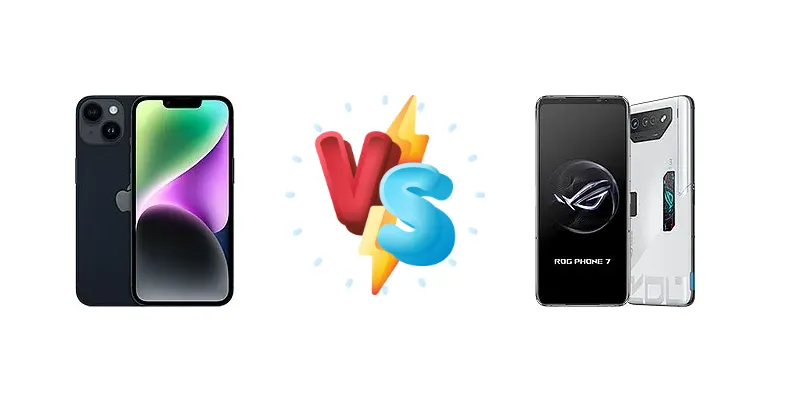 Apple iPhone 14 vs Asus ROG Phone 7 Ultimate