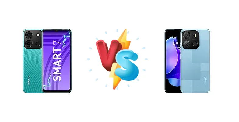 Infinix Smart 7 vs Tecno Pop 7: Budget Phone Showdown