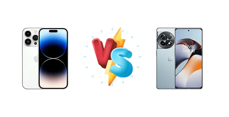 iPhone 14 Pro vs OnePlus 11R: Pro Power vs. Rapid Charging