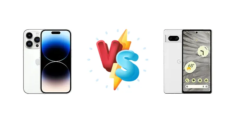 iPhone 14 Pro vs Pixel 7a: Pro Performance or AI Smarts?