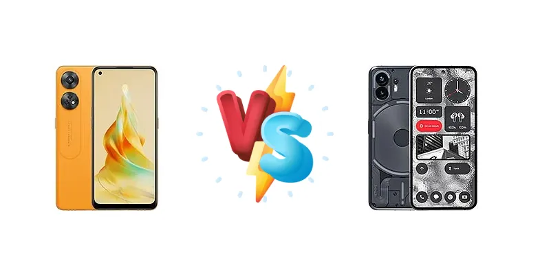 Oppo Reno8 T vs Nothing Phone (2)
