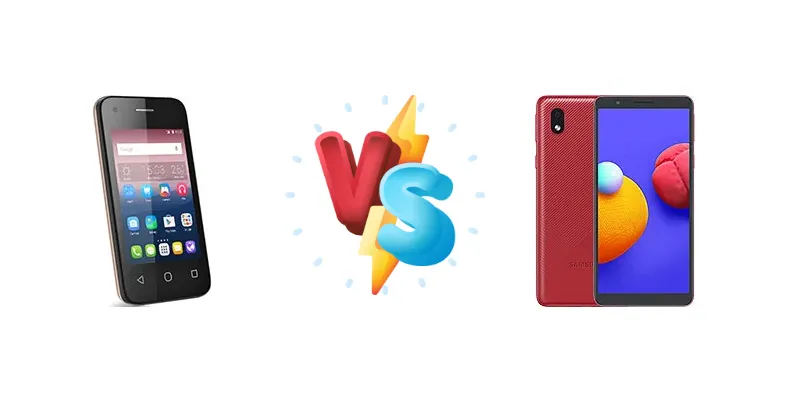 alcatel Pixi 4 (3.5) vs Samsung Galaxy A01 Core