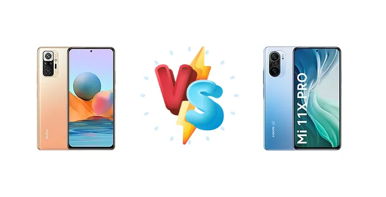 Xiaomi Redmi Note 10 Pro (India) vs Xiaomi Mi 11X Pro