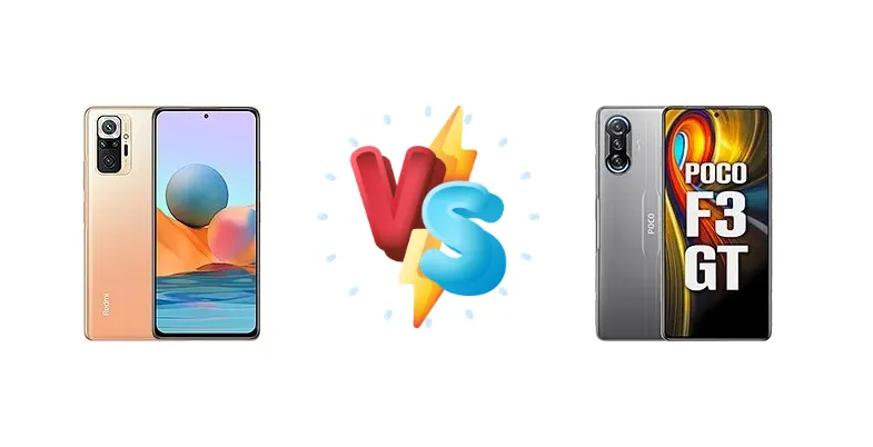 Xiaomi Redmi Note 10 Pro (India) vs Xiaomi Poco F3 GT