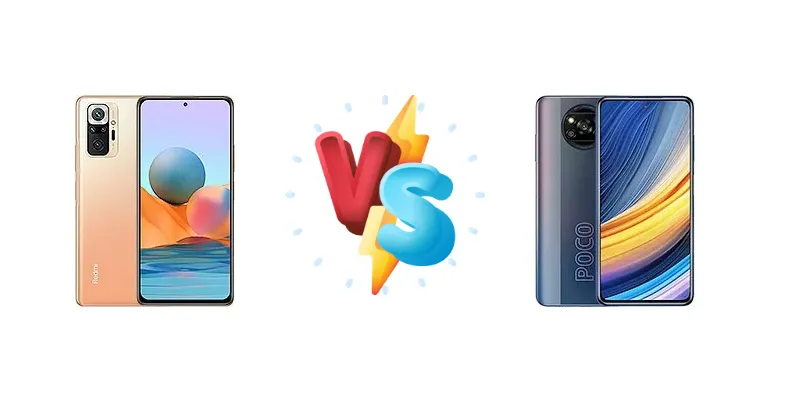 Xiaomi Redmi Note 10 Pro Max vs Xiaomi Poco X3 Pro