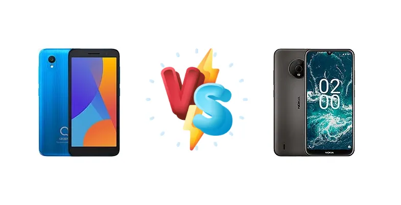 alcatel 1 (2021) vs Nokia C200