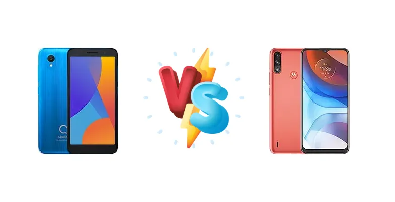 alcatel 1 (2021) vs Motorola Moto E7i Power